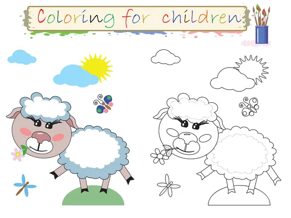 Färbung für Kinder — Stockfoto