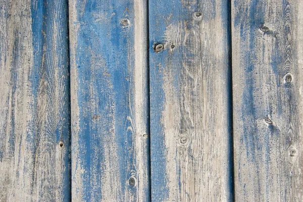 Old blue painted planks — Stock Photo, Image