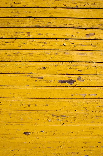 剥離ペイントの背景を持つ古代の木製の壁 — ストック写真