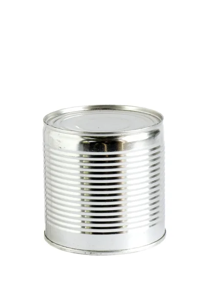 豌豆罐头蔬菜产品金属可以隔离 — 图库照片