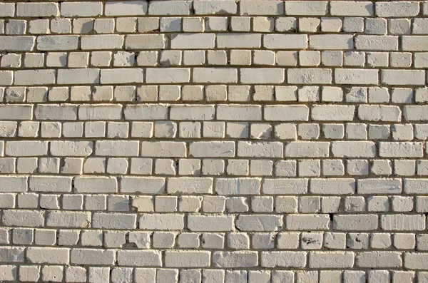 Muro di mattoni bianchi. Dettaglio architettonico sfondo . — Foto Stock
