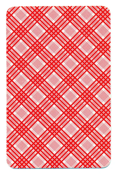 Tarjetas cubren primer plano fondo textura líneas rojas — Foto de Stock