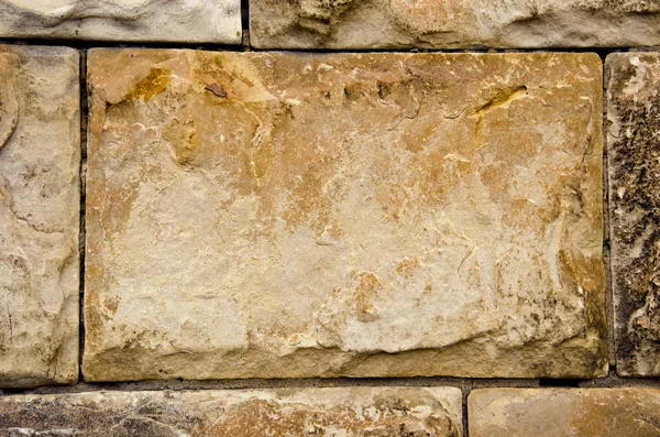 古代建筑幕墙的石头块背景 — 图库照片