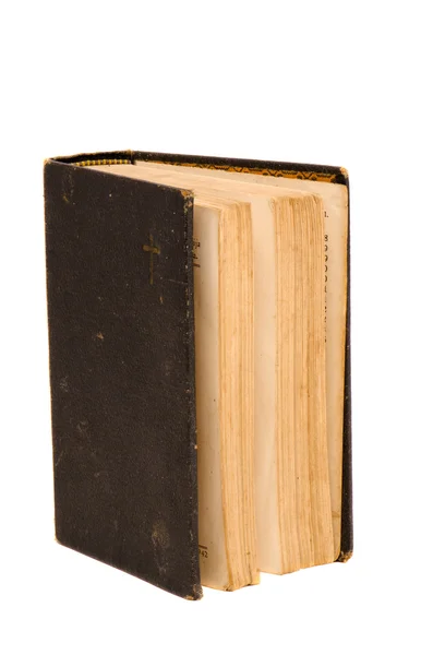 Vintage livro retro isolado no fundo branco — Fotografia de Stock