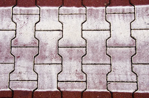 Background of street brick road pedestrian cross — Stock Photo, Image