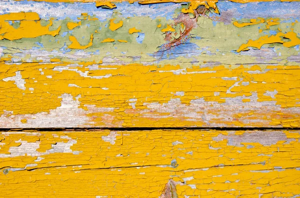 Background of peel retro grunge wooden wall planks — Stock Photo, Image
