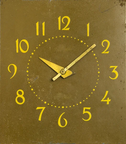 古代机械时钟箭头数小时 — 图库照片