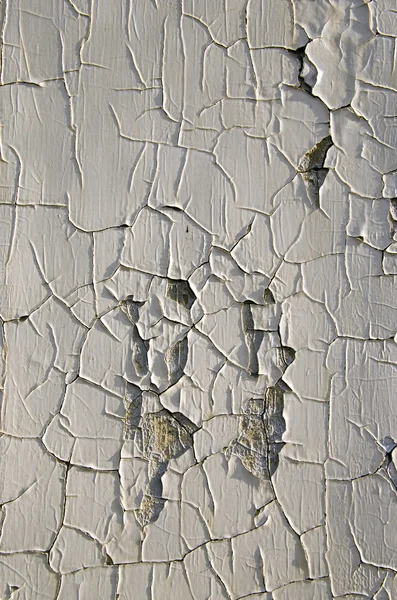 Hintergrund der alten weißen Farbe Holzdiele Wand — Stockfoto