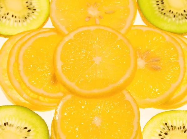 Λεμόνι και Ακτινίδια φρούτα — Φωτογραφία Αρχείου