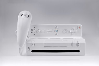 Nintendo Wii game system clipart