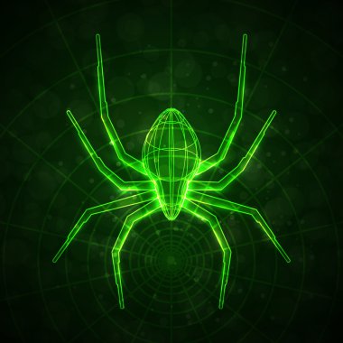 Abstract spider clipart