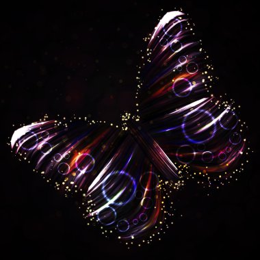 Shiny Butterfly clipart