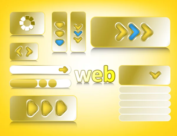Elementos Web Design — Vetor de Stock