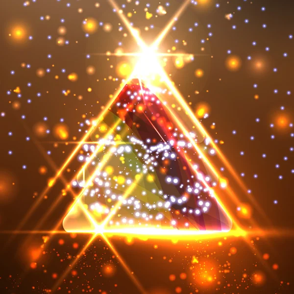 Abstract kerstboom — Stockvector