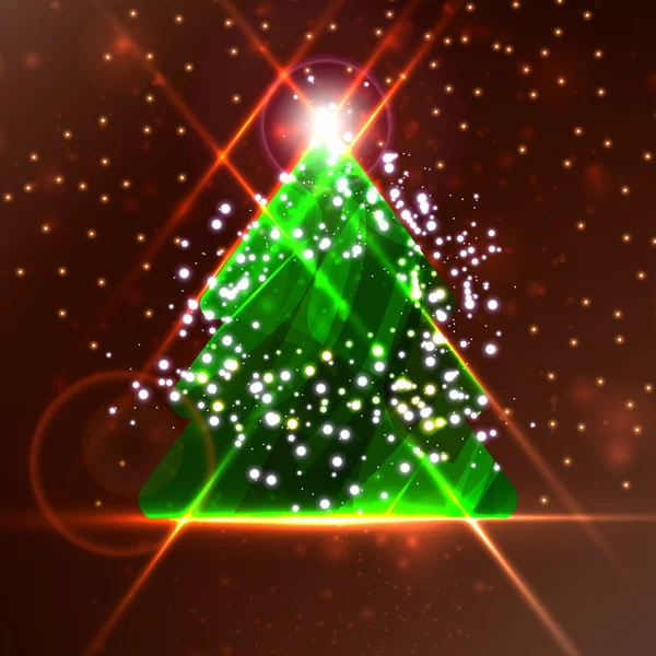 Árvore de Natal abstrata — Vetor de Stock