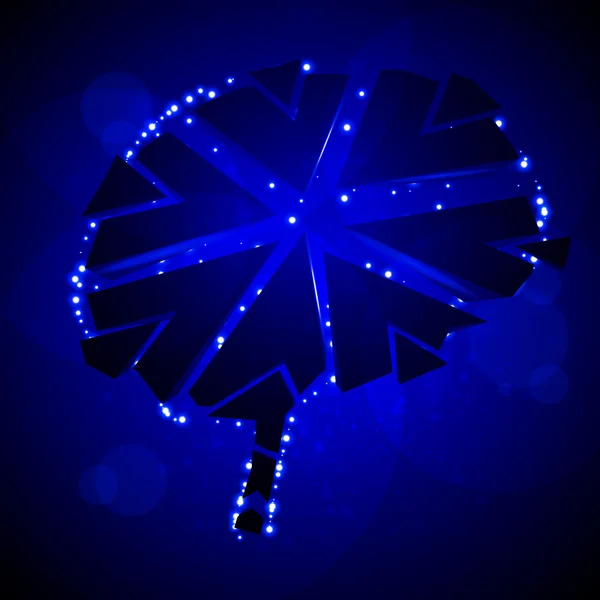 Broyage du cerveau — Image vectorielle