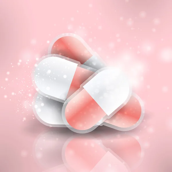 Pillole mediche — Vettoriale Stock
