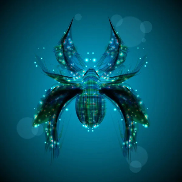 Abstrait araignée — Image vectorielle