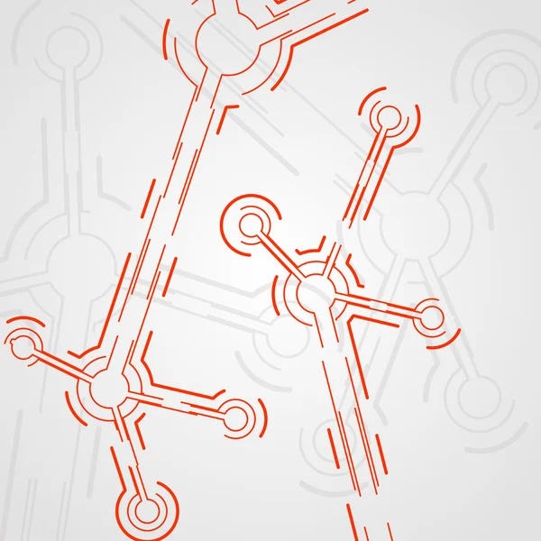 Circuit imprimé fond vectoriel — Image vectorielle