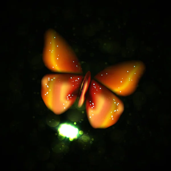 Mariposa abstracta brillante — Archivo Imágenes Vectoriales