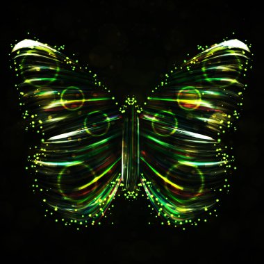 Shiny Butterfly clipart