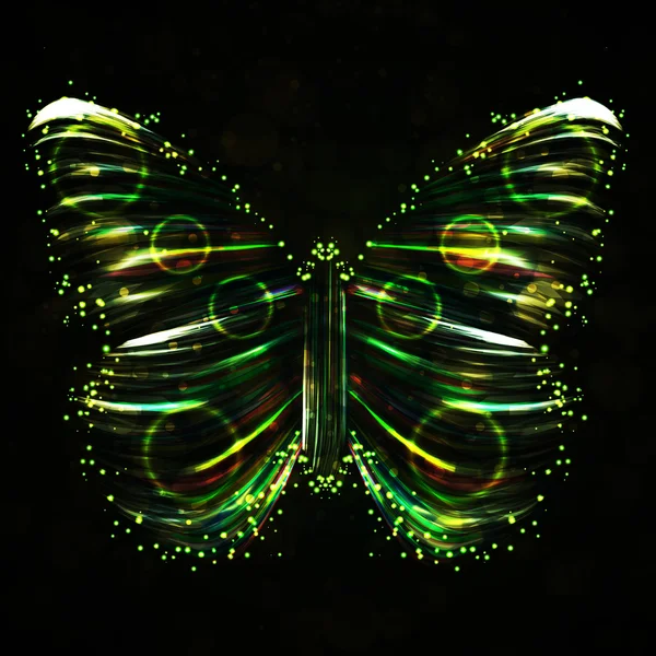 Λαμπερό πεταλούδα — Διανυσματικό Αρχείο