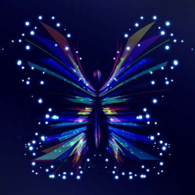 Shiny Butterfly clipart