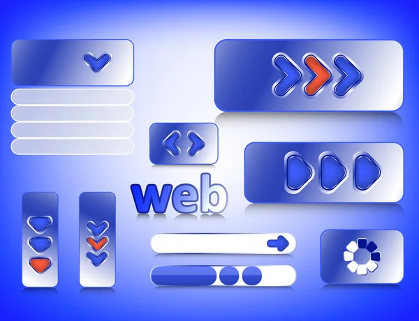 Elementos Web Design — Vetor de Stock