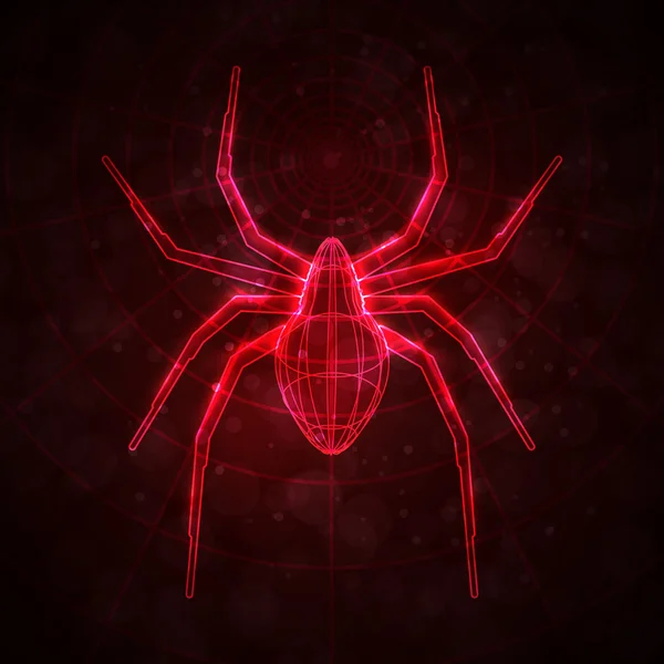 Анотація павук — стоковий вектор