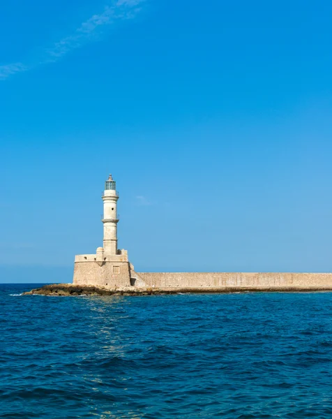 Venetian lighthouse in Chania — Stock Photo, Image