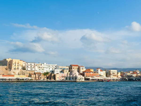 View of venetian bay in Chania — Stock Photo, Image