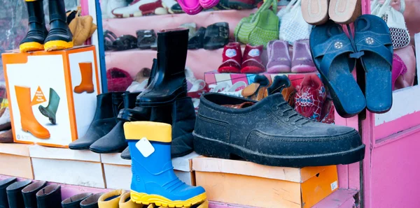 Stock image Footwear shop in Turkey