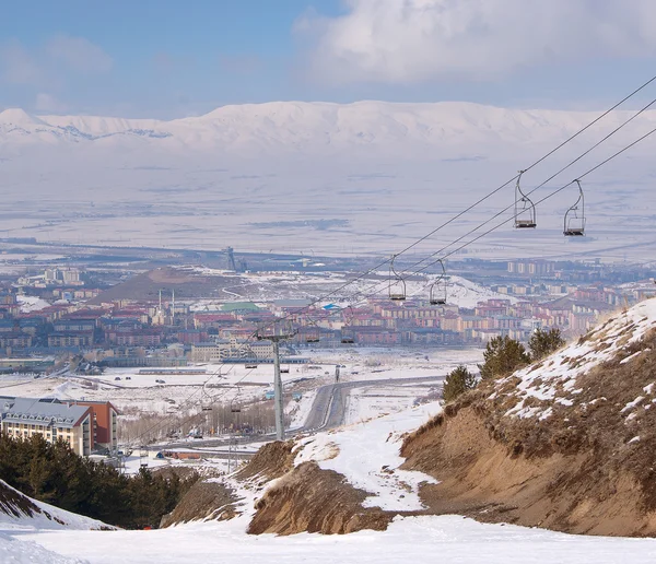 Vista para Erzurum. Turquia — Fotografia de Stock