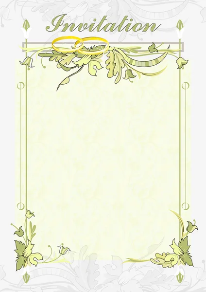 stock vector Wedding Card