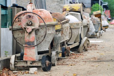 kullanılan Portatif Beton Mikser