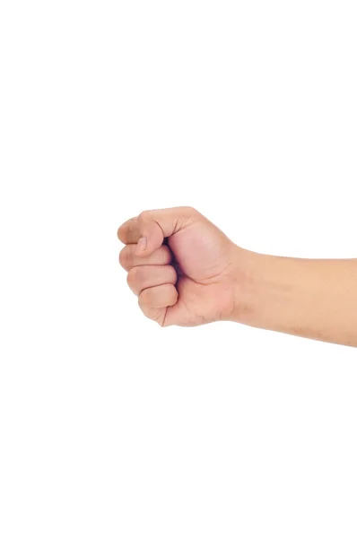 Hand fist from right frame — Stock Photo, Image
