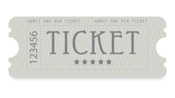 Oude entree ticket met speciale ontwerp — Stockvector