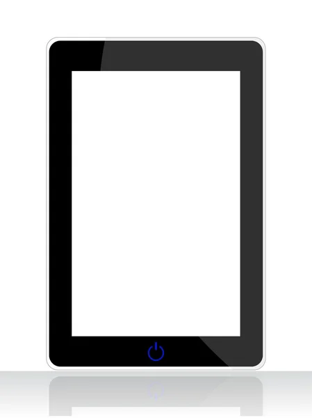 Special tablet pc isolated on white background — Stock Vector