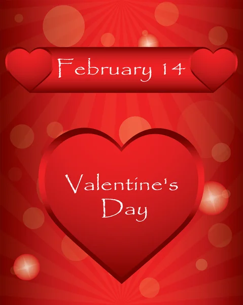 Спеціальні Valentin день фону з сердечками — стоковий вектор