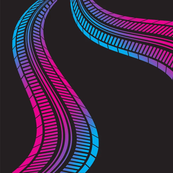Fond de pneu coloré — Image vectorielle