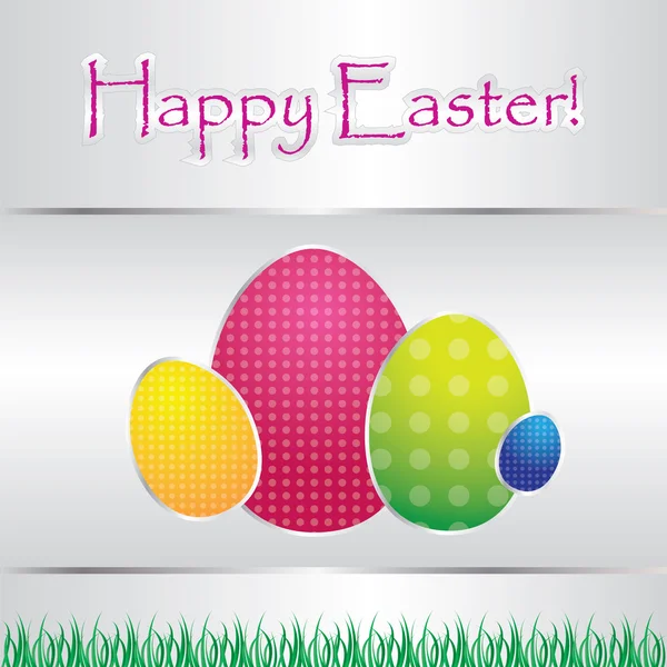 Speciális kártyát a húsvéti tojás — Stock Vector