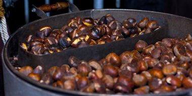 Roasting Chestnuts clipart