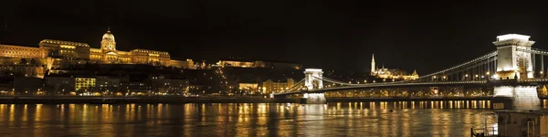 Boedapest Donau panorama — Stockfoto
