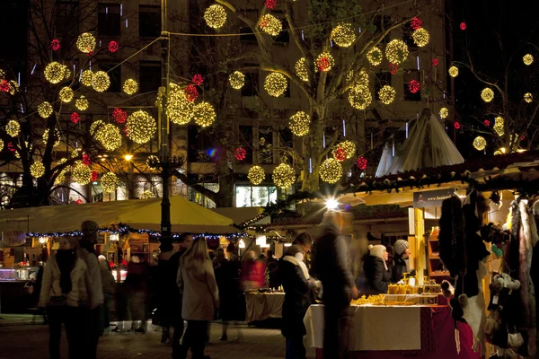 Boedapest kerstmarkt Stockfoto