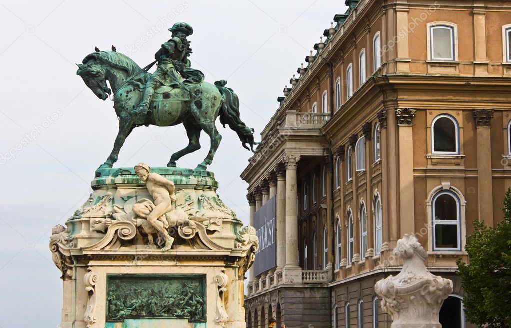 Equestrian Statue in Budapest