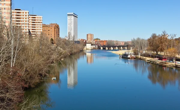 stock image Pisuerga River in Valladolid