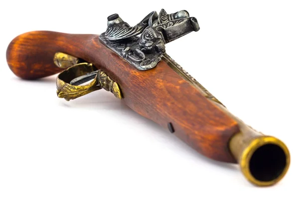 Régi fa fegyvert felsõ Stock Kép
