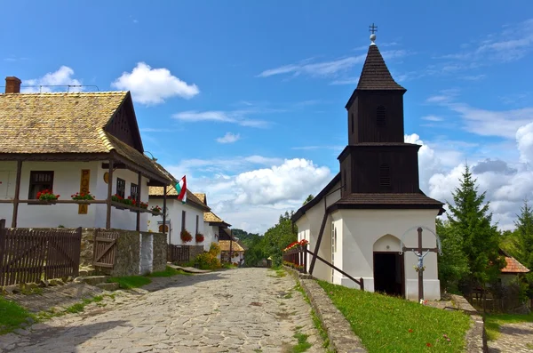 Wieś Hollókő — Zdjęcie stockowe