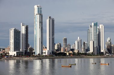 Skyline Panama City clipart