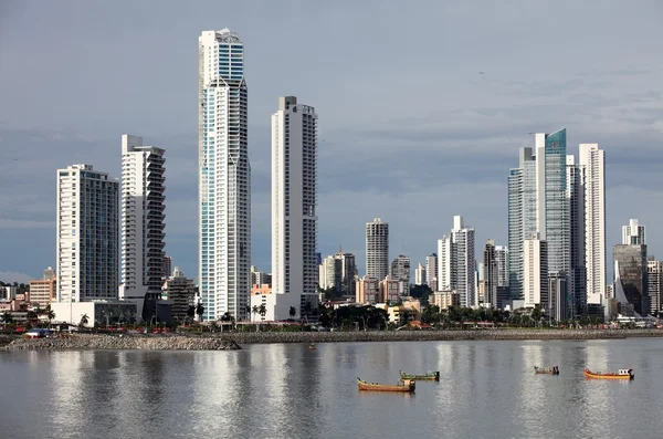 Skyline van panama city Stockfoto